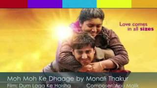 moh moh k dhage song covered by Nidhi Chauhan [upl. by Ilarrold]