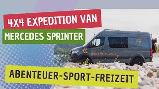 EXPEDITIONS CAMPER VAN  ESSENTIAL VANS  4x4 MERCEDES SPRINTER  REISEMOBIL [upl. by Handal42]