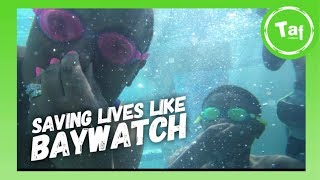 saving lives like baywatch pcb day 2 Askew fam Vlogs [upl. by Airamalegna291]