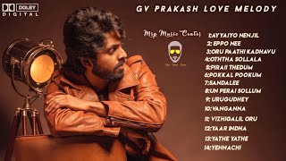 GV Prakash Top Hits Part 1  Tamil songs  GvPrakash Hits [upl. by Sebbie603]