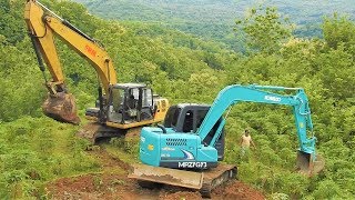 Mini Excavator Working Compilation MrZygy3 [upl. by Ycam]