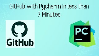 How to use GitHub with Pycharm in less than 7 minutes [upl. by Allehcram66]