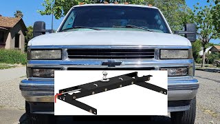 Chevy Silverado 3500  Gooseneck Hitch Install [upl. by Ayim813]