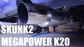 EP3 K20 Skunk 2 Ultra Street fitting Part 2  trimming and throttle body [upl. by Lessig199]