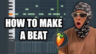 how to make a beat on FL STUDIO Beginner [upl. by Greiner]