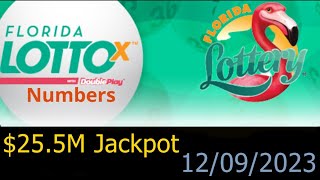 Florida Lotto Winning Numbers 9 December 2023 Today FL Lotto Drawing Result Saturday 12092023 [upl. by Enyedy]