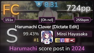 🔔 Mirei Hayasaka  Will Stetson  Harumachi Clover Oh no HDNCHRFL 9943 FC 1  724pp [upl. by Yajiv712]