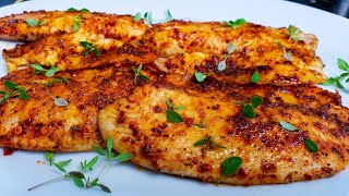 Just 3 Ingredients Tasty Oven Baked Tilapia Fillets in 10 minutes I Easy and Quick Recipe [upl. by Noffihc]