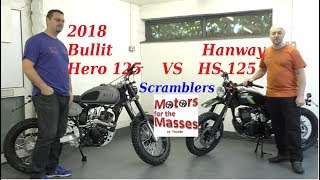 2018 Retro Scramblers Bullit Hero Vs Hanway HS [upl. by Nimar]