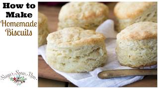 How to Make Homemade Biscuits from Scratch Just 6 ingredients [upl. by Radcliffe900]