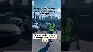 Buys yellow vest off Amazon 😭 funny nfl trending relatable shorts fyp [upl. by Borchert88]