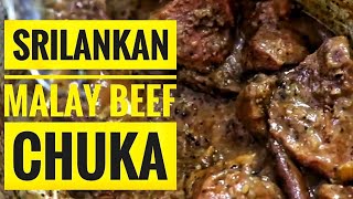 Srilankan Malay Beef ChukKa chooka Spicy Pepper Beef Srilankan Recipes [upl. by Rosenberger]