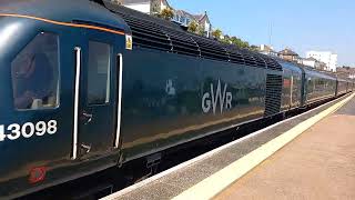 125 HST GWR Service arriving into Penzance [upl. by Hsirehc144]