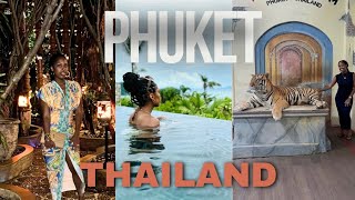 Travel Vlog • Phuket Thailand • Tiger Kingdom • Chalong Bay Rum Distillery • Night Market  more [upl. by Ynatsyd]