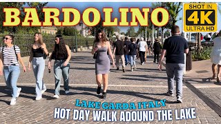 Bardolino Lake Garda  Walking Tour 4K UHD Italy [upl. by Ahsiekam602]