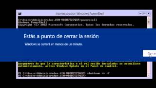 Instalar y desintalar la interfaz grafica de Windows Server 2012 [upl. by Menken]