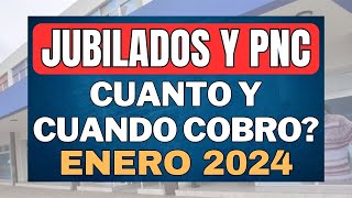 💥 CUANTO Y CUANDO COBRO ENERO 2024  JUBILADOS y PENSIONADOS PNC AUH Y PUAM Anses [upl. by Dachi]