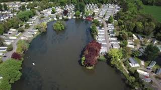 Drone footage of Haven Haggerston Castle Berwick England [upl. by Llehsad]