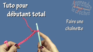 Tuto crochet pour débutant total  Chaînette [upl. by Mcginnis]