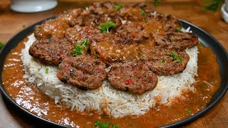 لم تأكل الكفتة والأرز المحضرة مع هذة الصلصة من قبل You havent eaten kofta and rice with this sauce [upl. by Genovera]