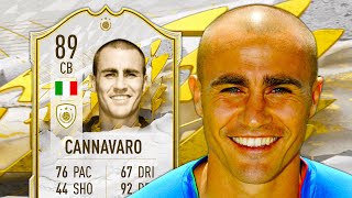 WORLD CUP WINNER ⭐ 89 MID CANNAVARO PLAYER REVIEW  FIFA 22 ULTIMATE TEAM [upl. by Lewak201]