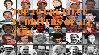 Top 10 Greatest F1 Drivers of all time [upl. by Hornstein46]