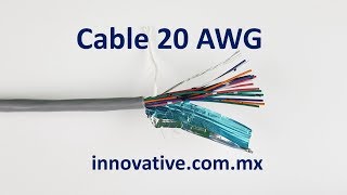 Cable 20 AWG Multiconductor con Pantalla [upl. by Ellainad344]