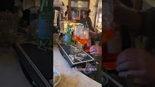 이탈리아에서 꼭 먹어야할 spritz 매일매일 먹었던 스플리츠 달달청량감 [upl. by Hairim]