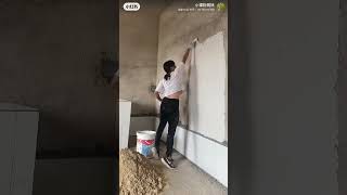 How to Prepare Tiles Wall ​ Wall paint​ Fast amp Beauty part 6145 [upl. by Cedell]