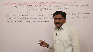 21 Second Fundamental Theorem Of Calculus  Riemann Stieltjes Integrals  Real Analysis [upl. by Ytsirhc]