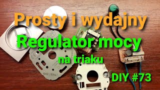 Jak zrobić regulator mocy na triaku Jak działa taki regulator DIY 73 [upl. by Luahs]