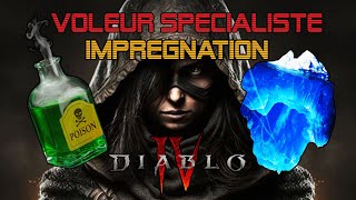 🎮 DIABLO 4 😈 Build RogueVoleur  Le spécialiste dImprégnation GlacePoison et Ombre en option [upl. by Gross791]