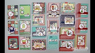 Love From Lizi Festive Friends  54 cards from one kit [upl. by Adnwahs935]