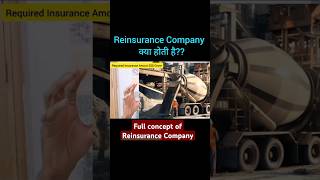 Reinsurance Company क्या होती है REINSURANCE [upl. by Gustafson]