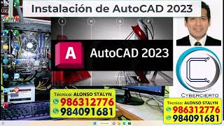 INSTALACIÓN DE AUTOCAD 2023 INGLÉS  TÉCNICO PC COMPUTADORAS ALONSO STALYN SERV EN LIMA 986312776 [upl. by Macgregor]