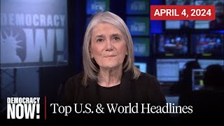 Top US amp World Headlines — April 4 2024 [upl. by Nidnal]