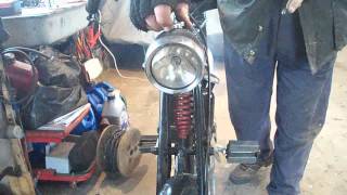 1952 New Hudson 98cc Two Stroke Villiers Engine [upl. by Ykcim]