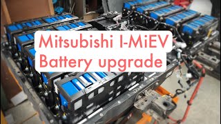 Mitsubishi IMiEV battery upgrade with CATL battery cell [upl. by Garnes906]