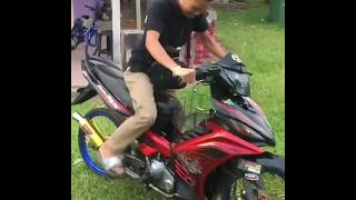 Nak rasa Start motor LC135  Mintak nyawa kan  LC135 Abg POWER [upl. by Garber988]