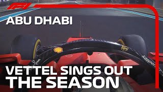 Sebastian Vettels Surprise Final Ferrari Radio Message  2020 Abu Dhabi Grand Prix [upl. by Nael]