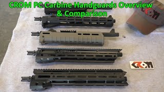 CROM PC Carbine Rails and Handguards Overview [upl. by Asiek]