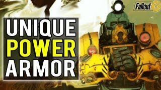 Fallout 76  HOW TO GET UNIQUE EXCAVATOR POWER ARMOR Fallout 76 Secrets [upl. by Gelb7]