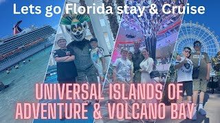 Florida Fun Family Holiday  Universal islands of adventure amp Volcano Bay universalorlando [upl. by Duncan]