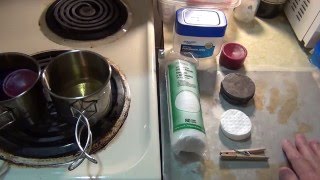 How to make simple DIY waterproof fire starters [upl. by Ferneau]