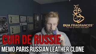 Dua Fragrances Cuir De Russie Review Russian Leather Memo Paris [upl. by Arissa]