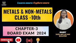 METALS amp NON METALS  COMPLETE CHAPTER IN 37 MIN  PPT FORM  CLASS10TH NCERT [upl. by Hightower]