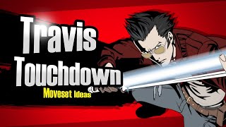 Travis Touchdown Super Smash Bros MOVESET IDEAS [upl. by Hoffert624]