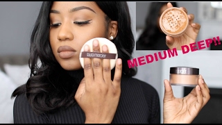 NEW MEDIUM DEEP LAURA MERCIER TRANSLUCENT SETTING POWDER [upl. by Vilhelmina348]