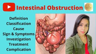 Intestinal obstruction in Hindi Definition Cause Symptom Investigation Tt DrShipra Mishra [upl. by Leahci]