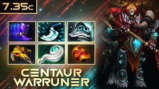 OFFLANE COLLAPSE CENTAUR WARRRUNER 735  Dota2 4K [upl. by Brott]